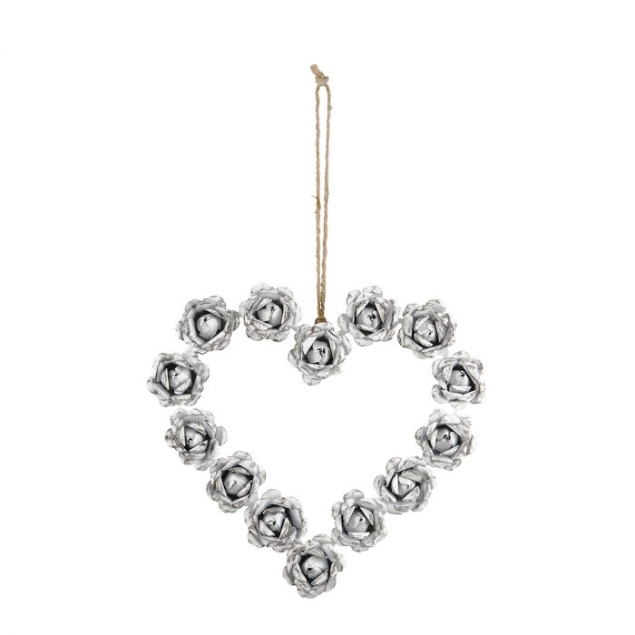 Couronne métal Romance cœur moyen