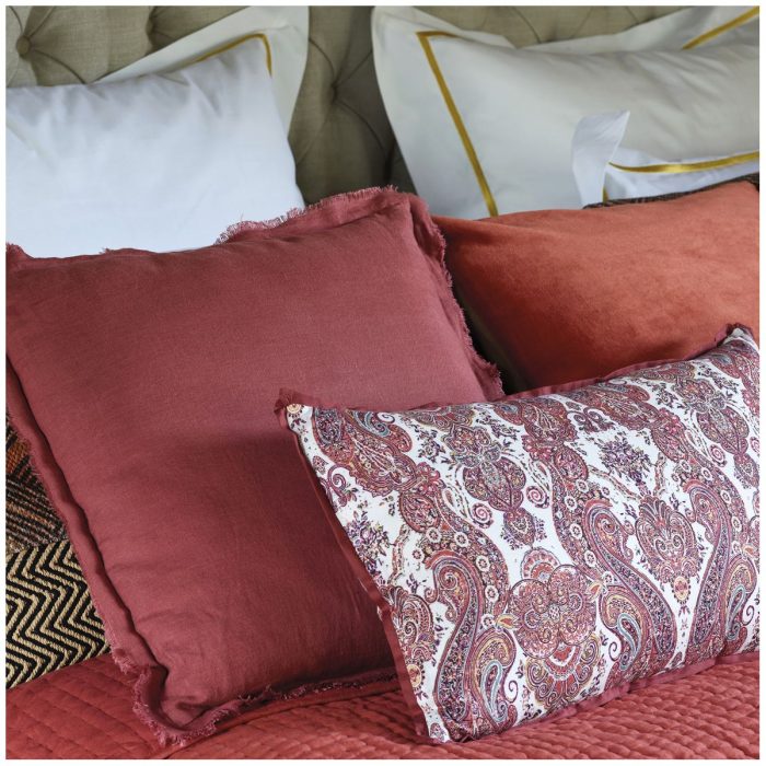 Coussin Léa sienne – Image 4
