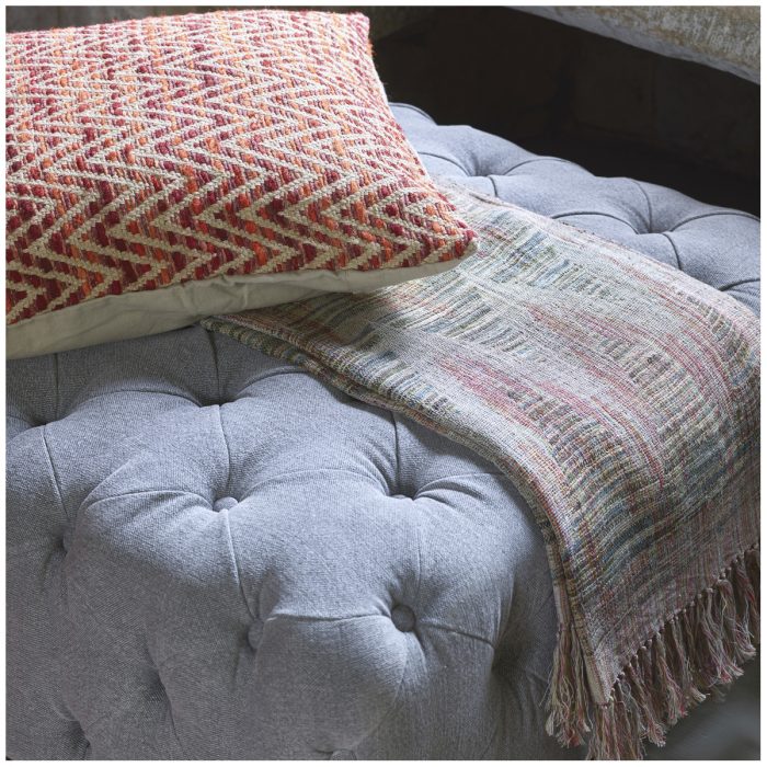 Pouf THEA lin gris – Image 4