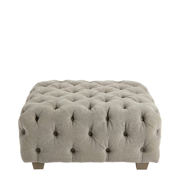 Pouf THEA lin gris