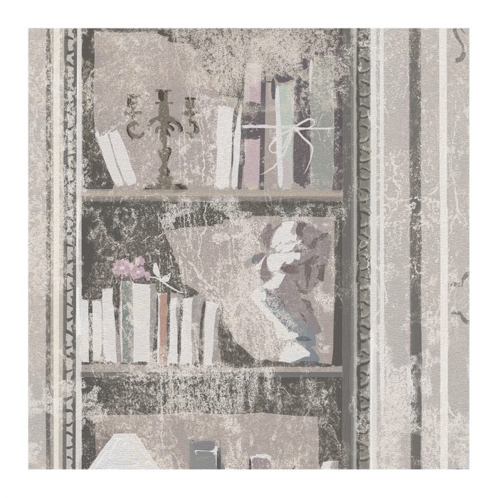 Toile trompe-l'œil Bibliothèque – Image 2