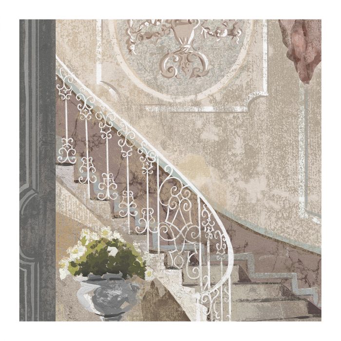 Toile trompe-l'œil Marches du Palais – Image 2