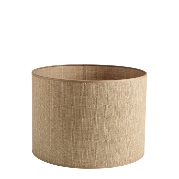 Abat-jour cylindrique beige diamètre 35 cm