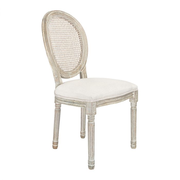 Chaise Marie-Antoinette en cannage
