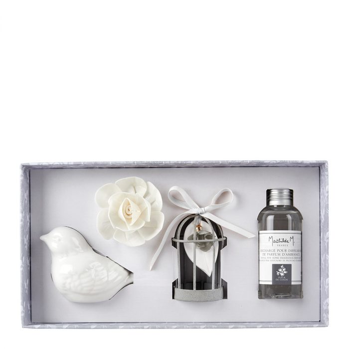 Coffret diffuseur de parfum d'ambiance Palazzo Bello Fleur de Coton
