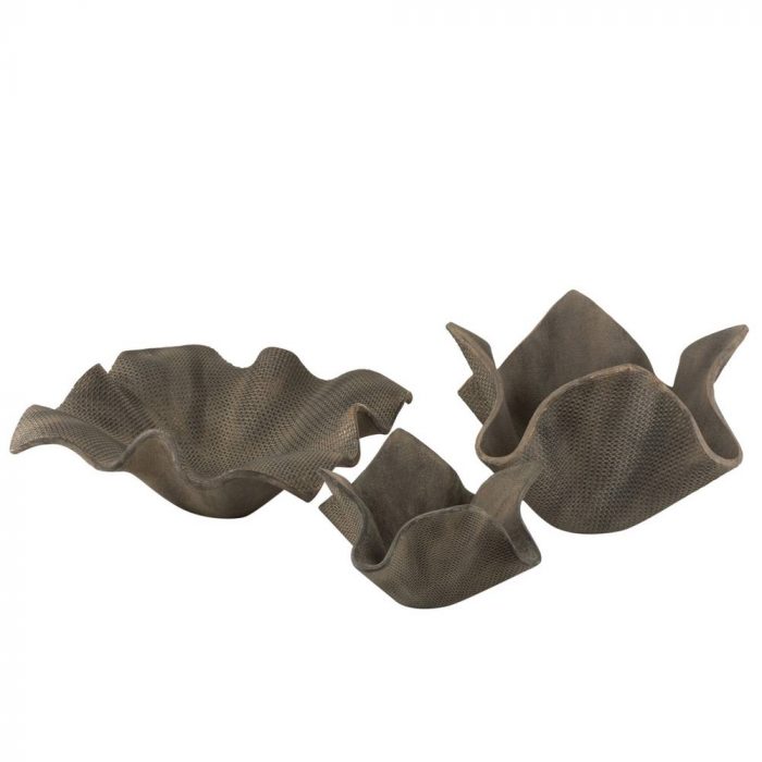 Cache pot gris grand modèle – Image 2