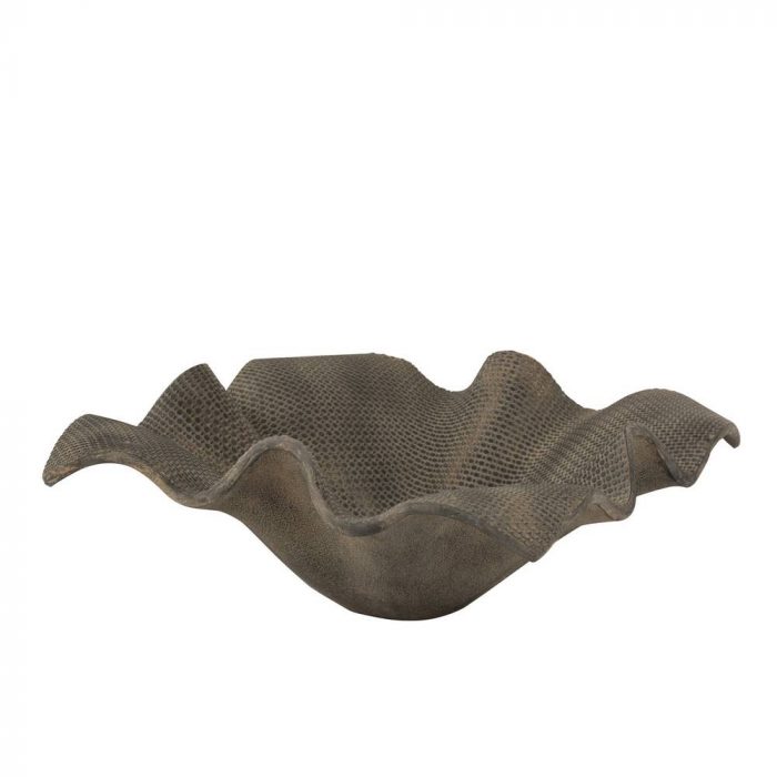 Cache pot gris grand modèle