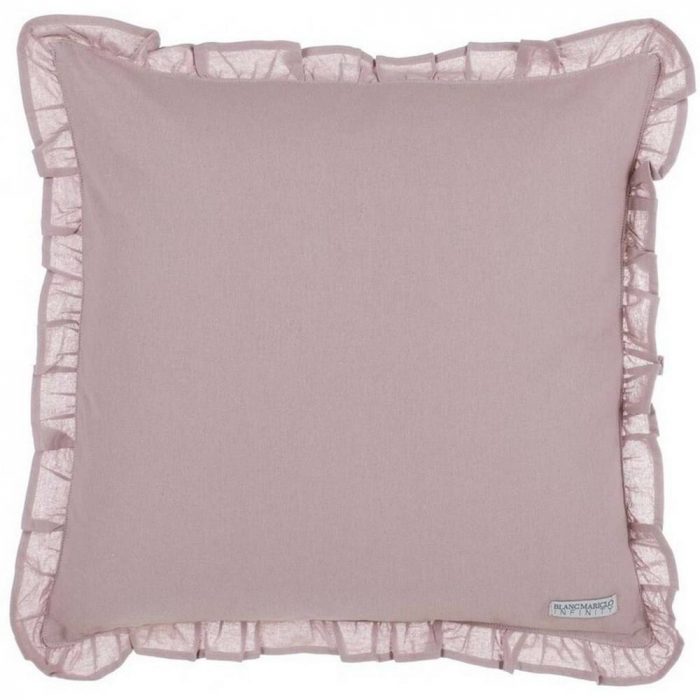Coussin avec petits volants