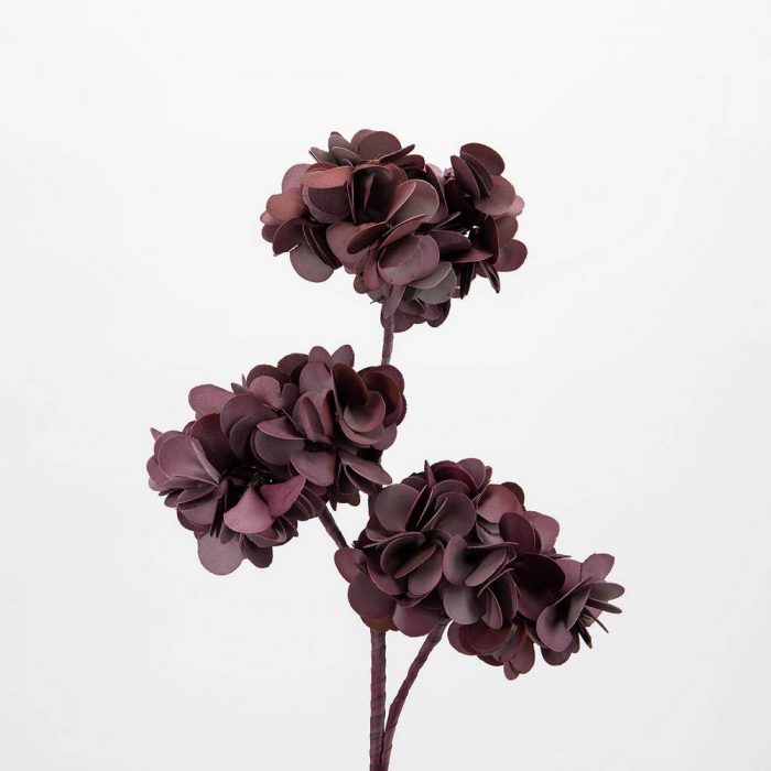 Fleur Hortensia bordeaux