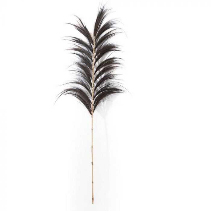 Plume en abaca noir