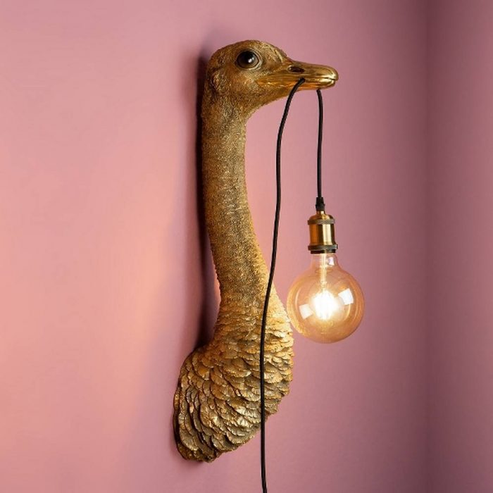 Lampe Autruche dorée – Image 3