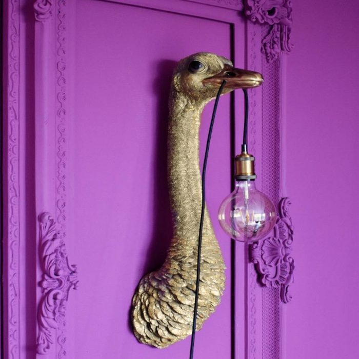 Lampe Autruche dorée – Image 2