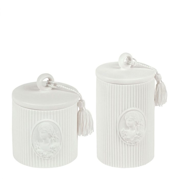 Set de 2 pots à coton Marquise
