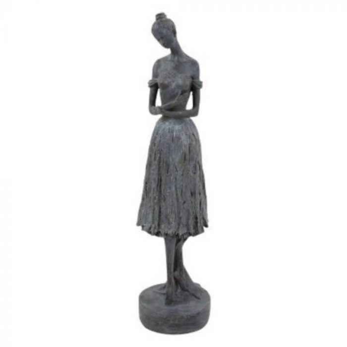 Figurine danseuse gris antique