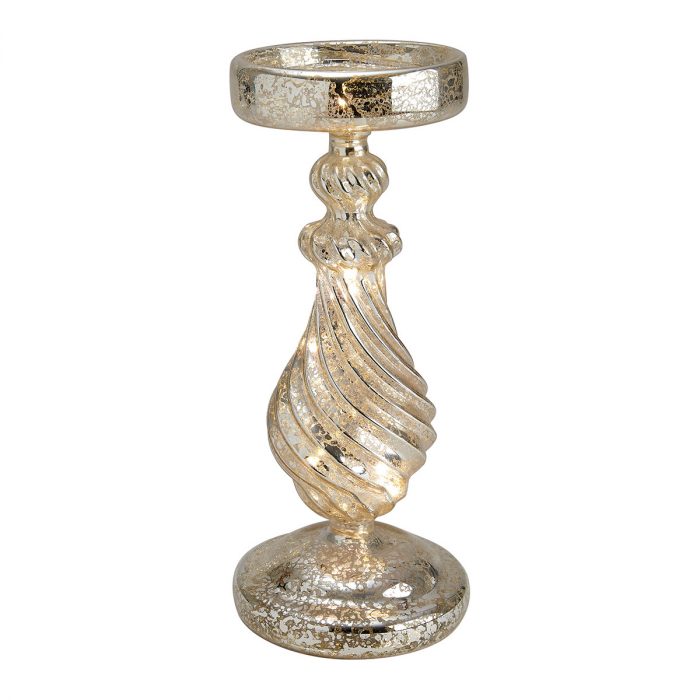 Bougeoir torsadé lumineux - Grand modèle – Image 2