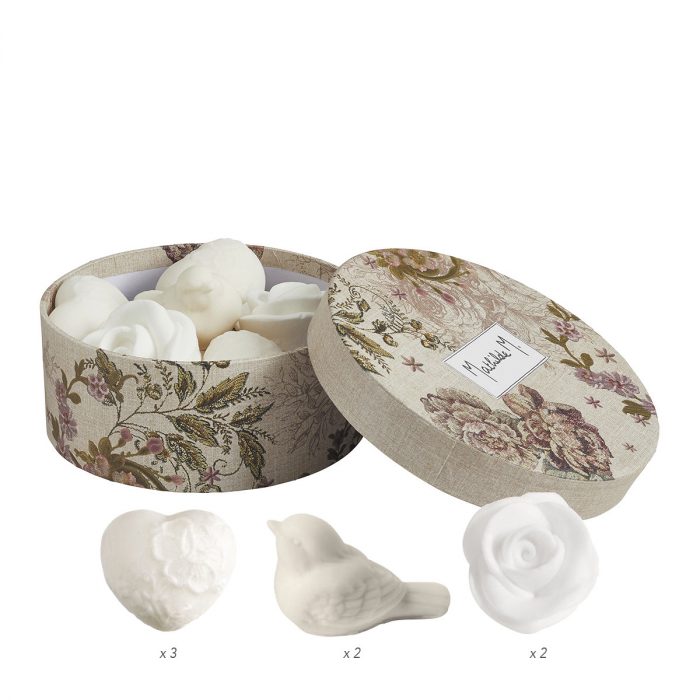 Coffret de 7 savons d'invités Les rituels beauté de Mathilde Rose Élixir