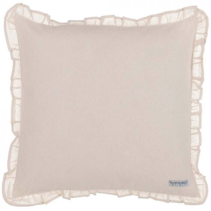 Coussin avec petits volants