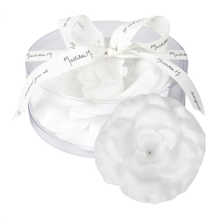 Rose en feuilles de savon parfumé - Jasmin