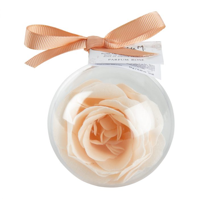 Boule de savon Rose parfumée nude - parfum Rose