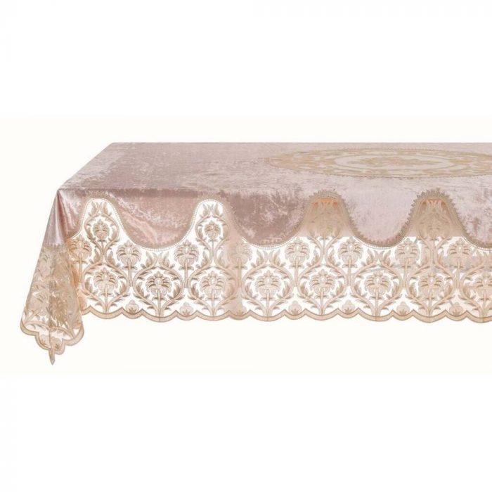 Nappe avec bord dentelles