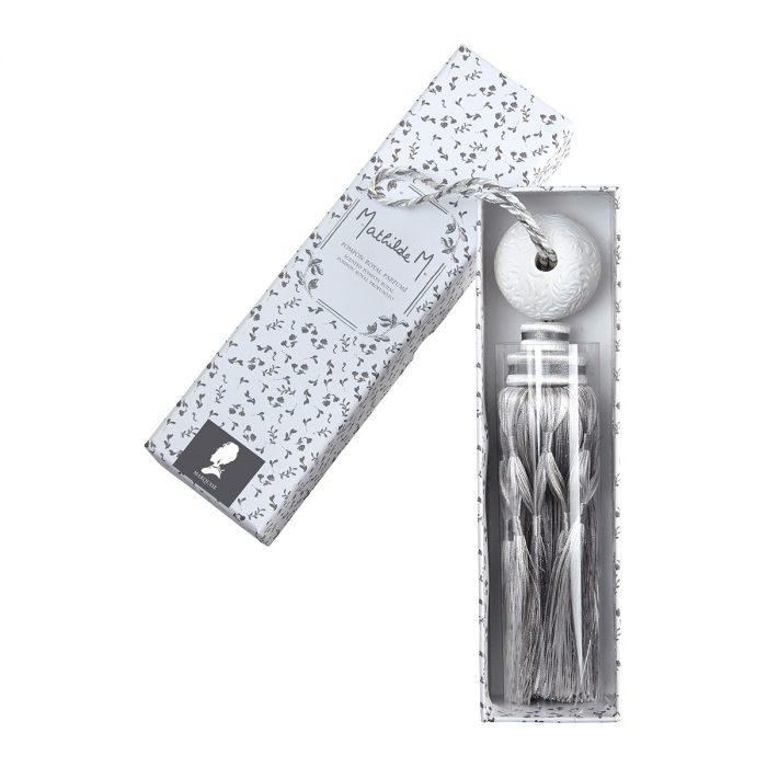 Pompon précieux gris marquise