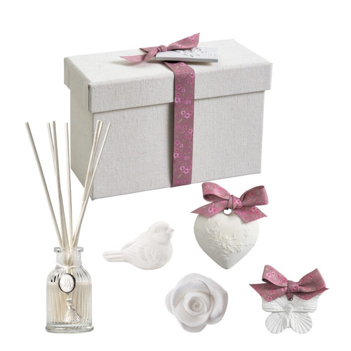 Coffret diffuseur de parfum d'ambiance Les présents de Mathilde - Rose Elixir
