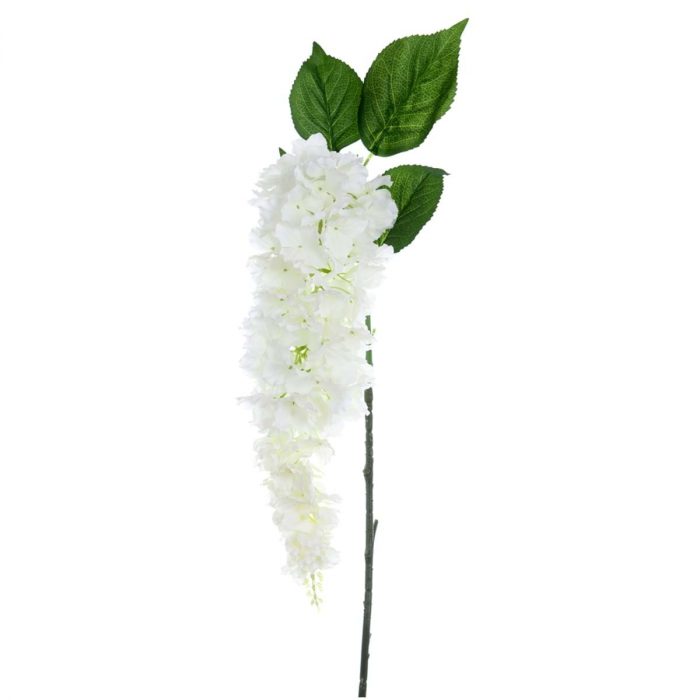Hortensia blanc fleur artificielle