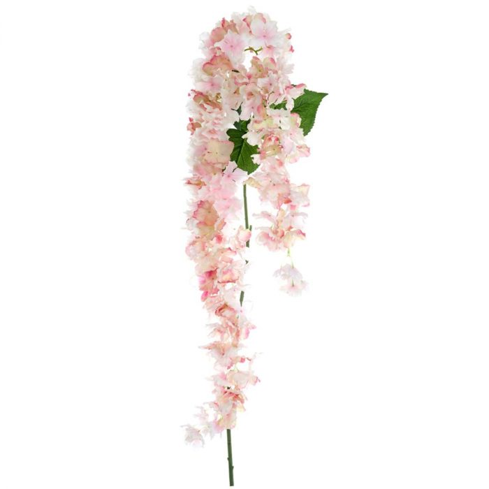Grand hortensia rose clair fleur artificielle