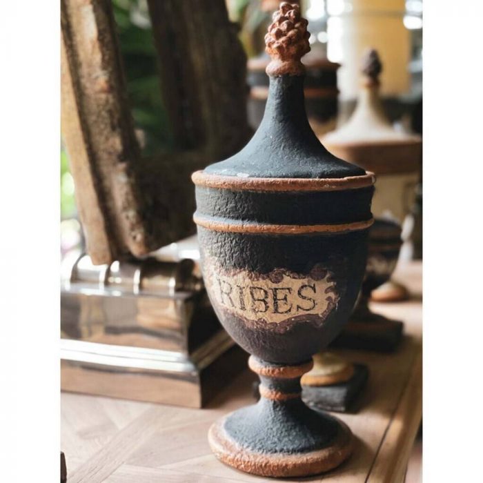 Pot décoratif avec couvercle – Image 2