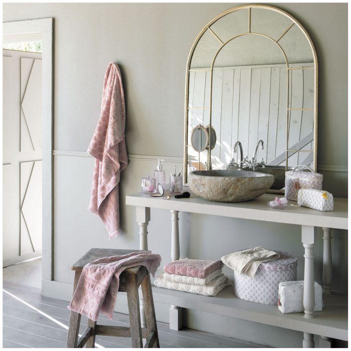 Serviette de toilette écrue Petite Indienne – Image 3