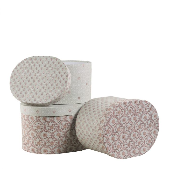 Set de 3 boites à chapeaux Petite Indienne