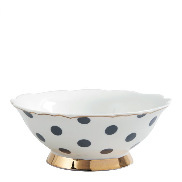 Bol Madame de Récamier pois gris