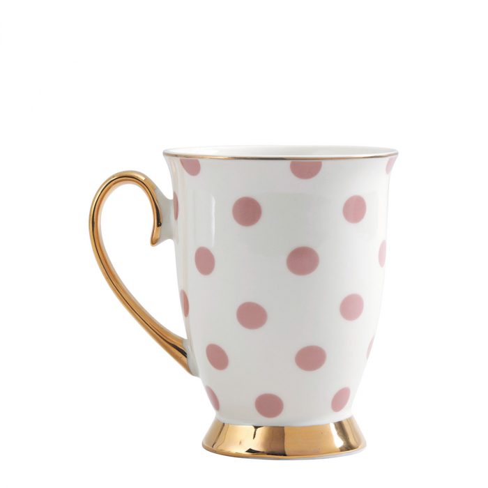 Mug Madame de Récamier pois rose