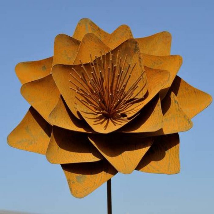 Fleur métallique Flower 489 Rusty