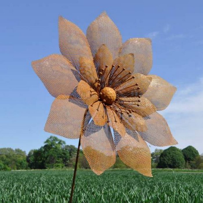 Fleur métallique Flower 509 Rusty