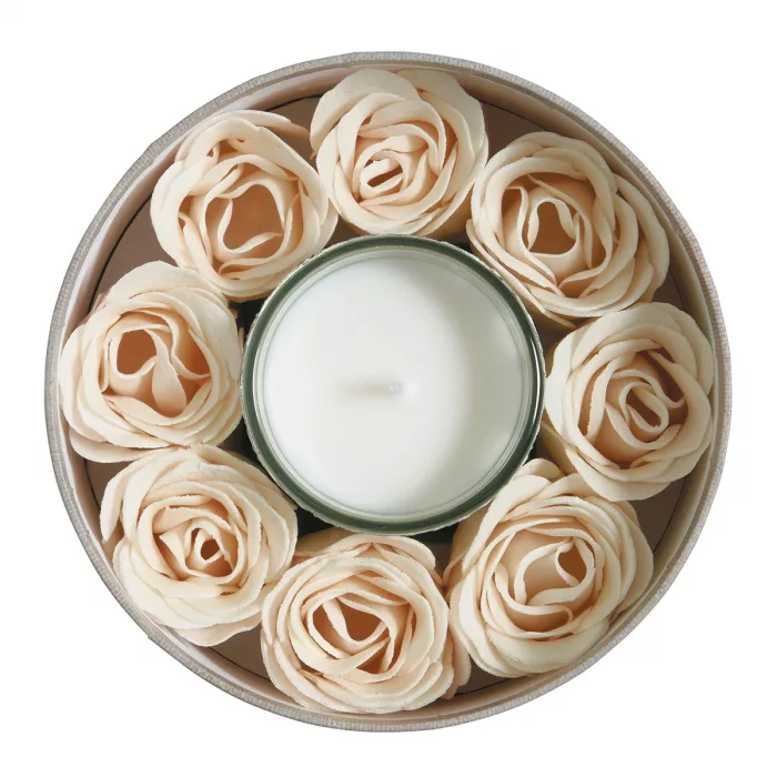 Coffret bougie et roses de savon - Sublime Jasmin – Image 3