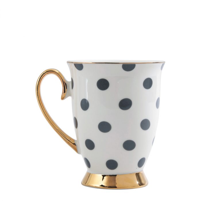 Mug Madame de Récamier pois gris