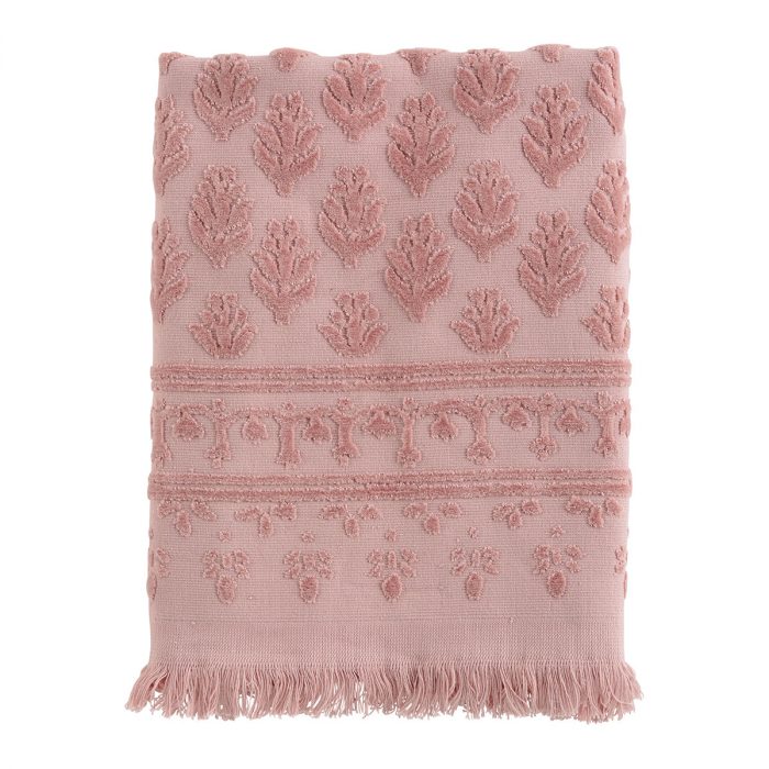 Serviette de bain rose Petite Indienne