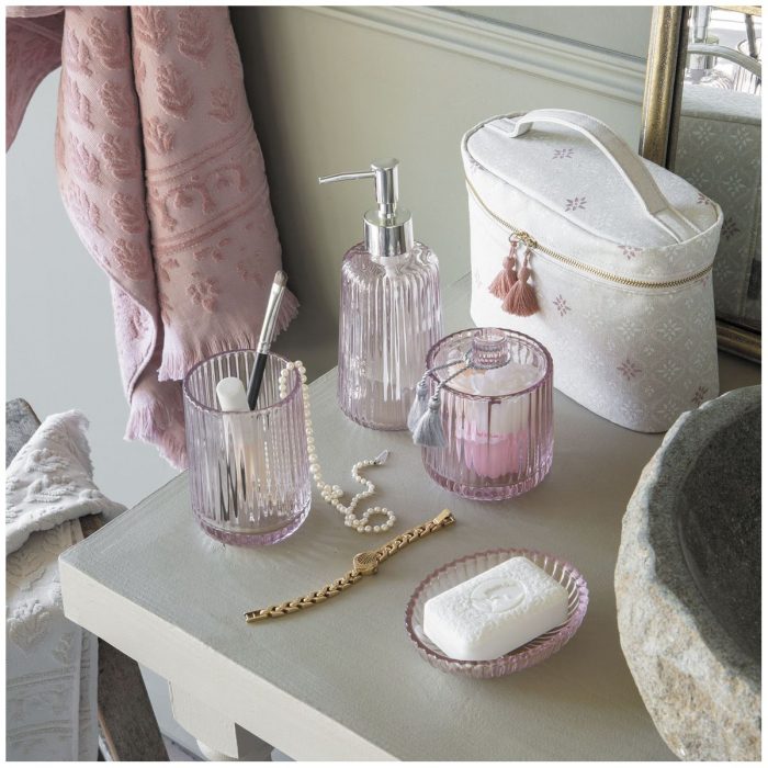 Serviette de toilette rose Petite Indienne – Image 3