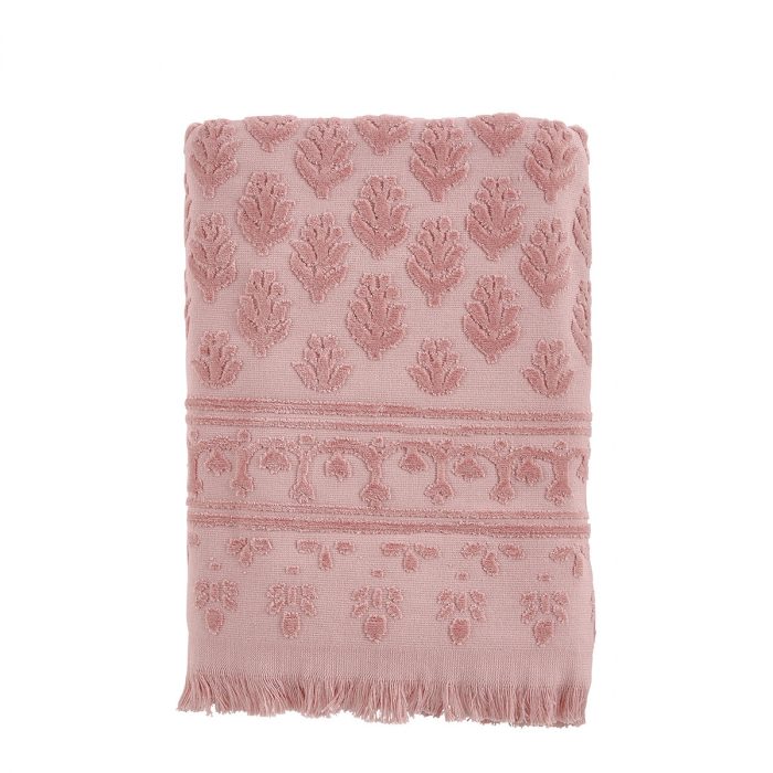 Serviette de toilette rose Petite Indienne