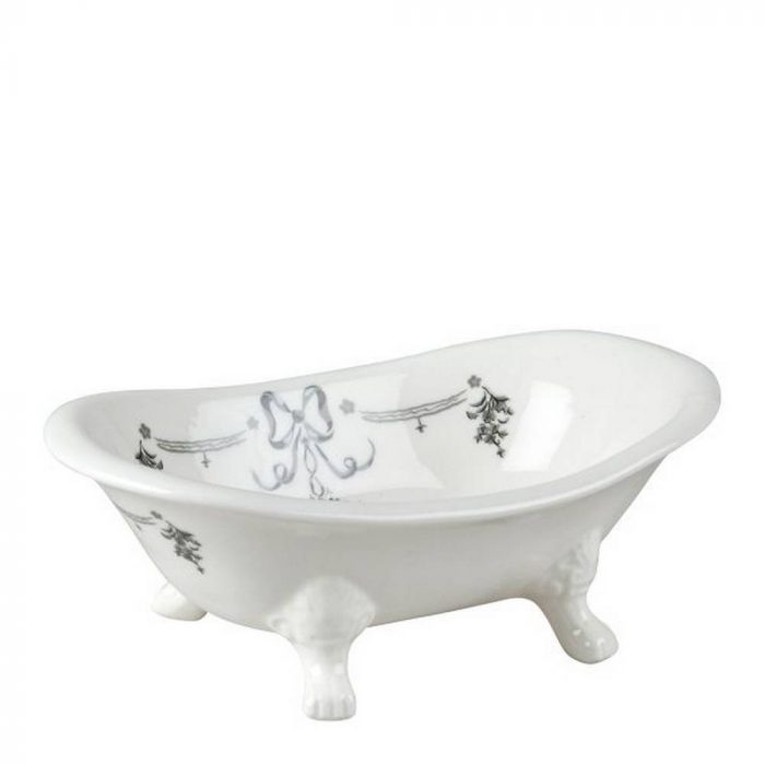 Baignoire dentelle aquarelle