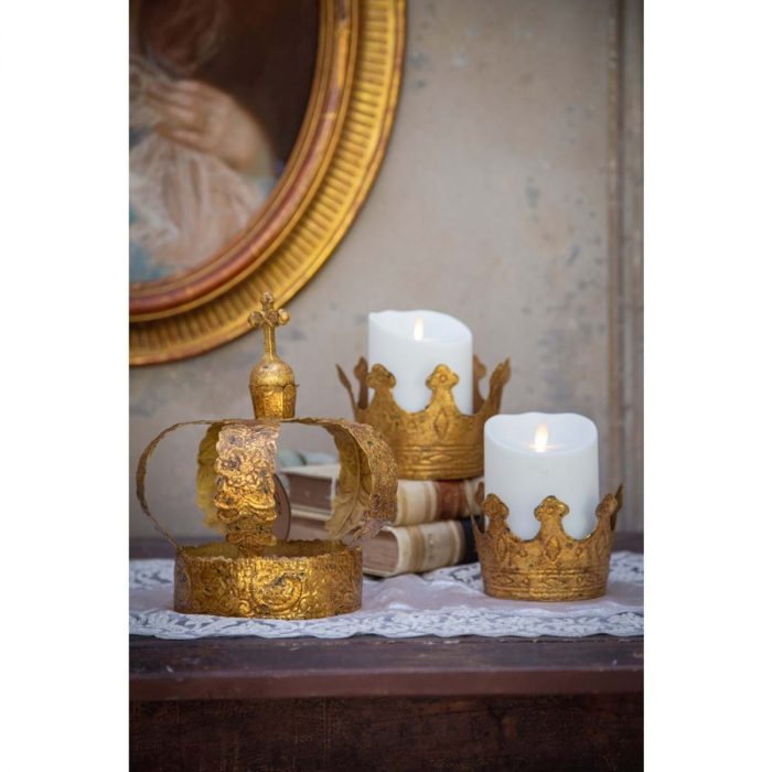 Décoration couronne porte-bougie – Image 2