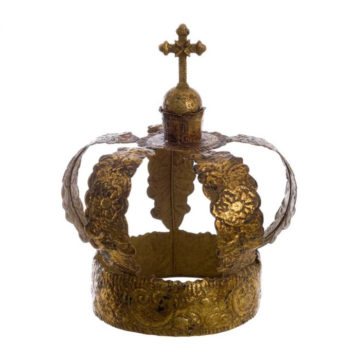 Décoration couronne porte-bougie