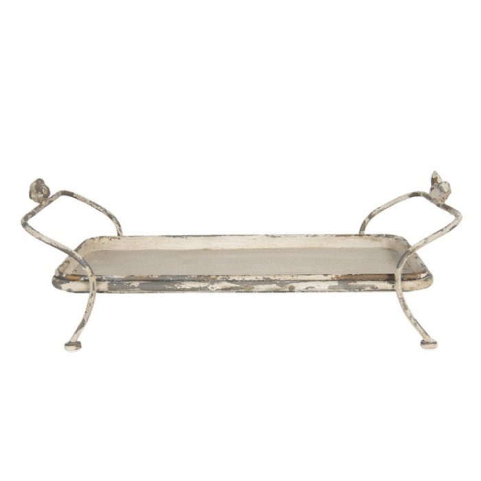 Plateau décoratif en métal grand modèle