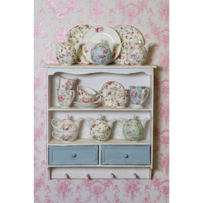 Mug en porcelaine fleurs – Image 2