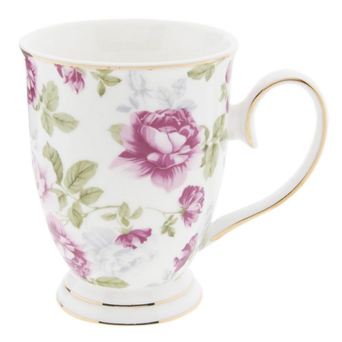 Mug en porcelaine floral