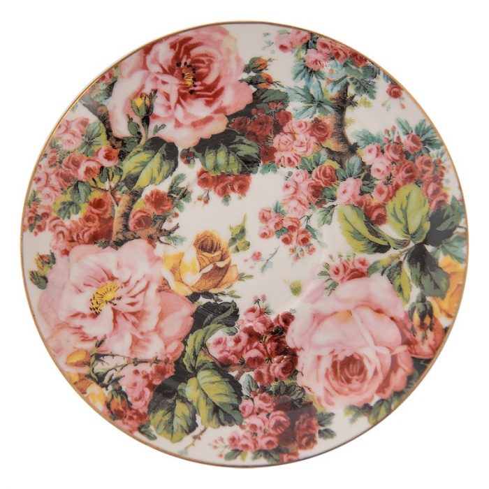 Tasse et soucoupe florale – Image 6