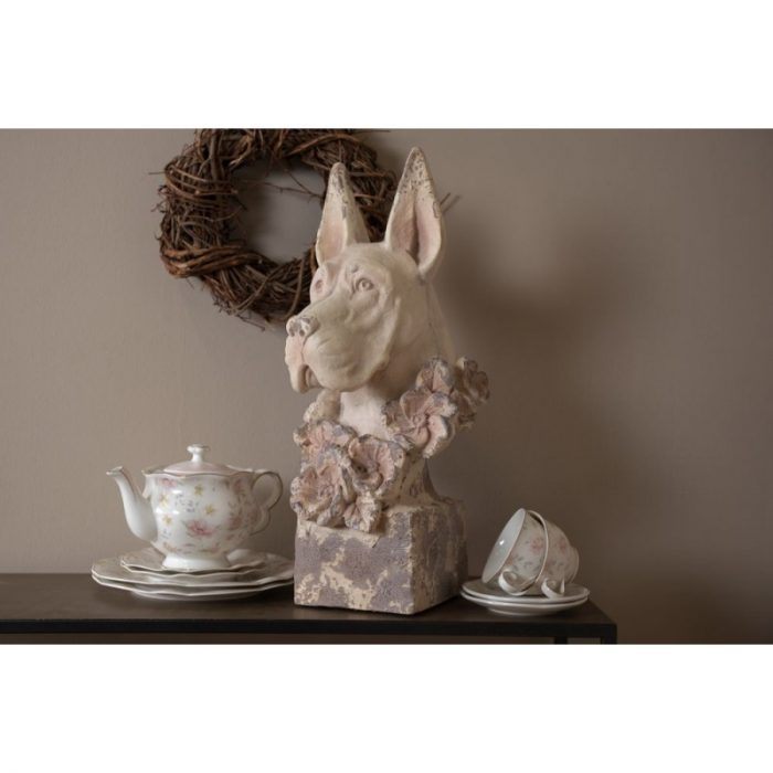 Tasse et soucoupe en porcelaine fleurs – Image 4