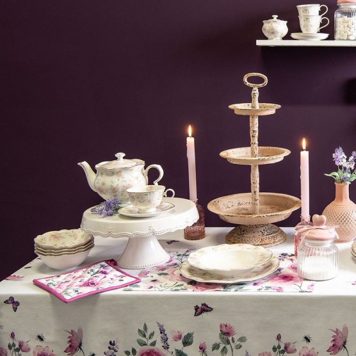 Bol en porcelaine fleurs – Image 5