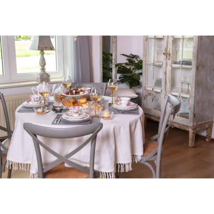 Tasse et soucoupe en porcelaine dorée – Image 4
